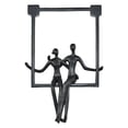 thumbnail image 1 of Adam & Friends Home Decor Swinging Couple Sculpture | 1-Piece | Black, 1 of 6