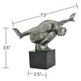 thumbnail image 1 of Adam & Friends Take-A-Bow Man Sculpture | Pewter, 1 of 6