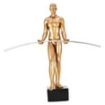 thumbnail image 1 of Adam & Friends Home Decor Tight-Rope Walker Black Base Sculpture | 1-Piece | Bronze, 1 of 7