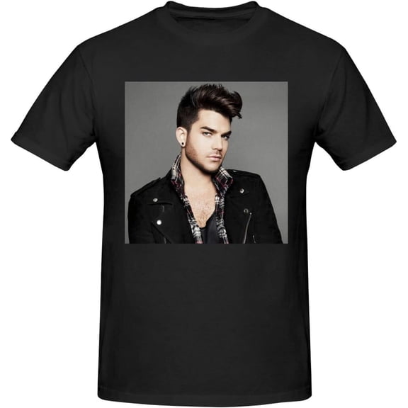 Adam Lambert Short Sleeve T-Shirt Classic Crew Neck Casual