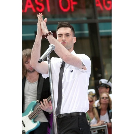 Adam Levine On Stage For Nbc Today Show Concert With Maroon 5 Rockefeller Center New York Ny May 28 2007. Photo By
