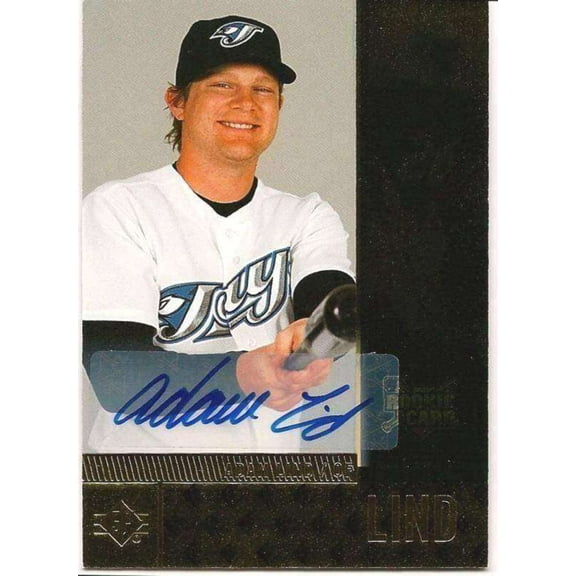 Adam Lind certified autograph Blue Jays 2007 Sp Rookie Card