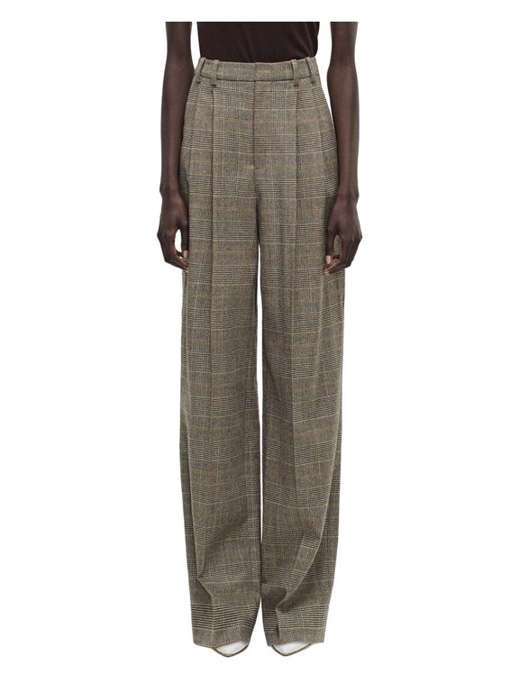 womens Macallan Wool-Blend Pant, 14, Brown