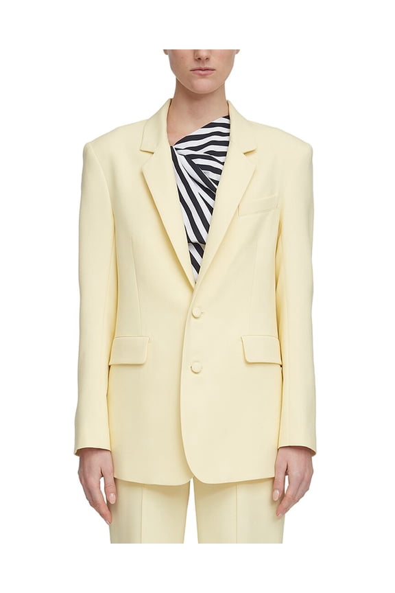 womens  Wool & Silk-Blend Parker Blazer, 6