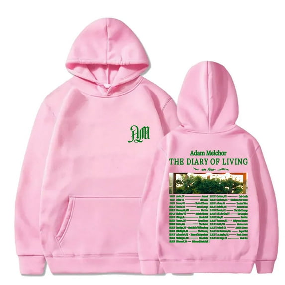 Adam Melchor The Diary Of Living Tour Hoodies Merch Women Men Fashion Long Sleeve Sweatshirts