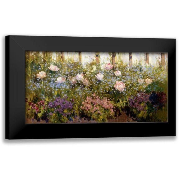 Adam, Patrick William 14x9 Black Modern Framed Museum Art Print Titled - Flourished Border