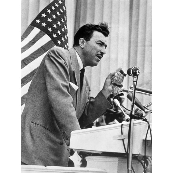 Adam Powell delivering a speech Photo Print (8 x 10)