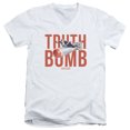 thumbnail image 1 of Adam Ruins Everything - Truth Bomb - Slim Fit V Neck Shirt - Medium, 1 of 2
