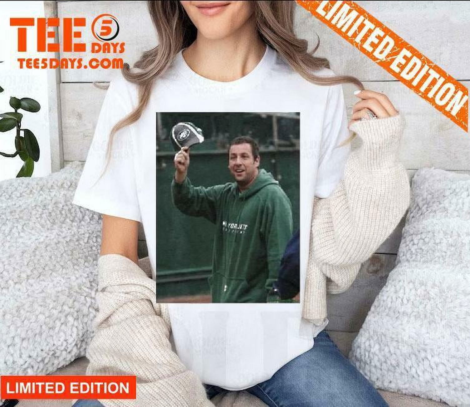 Adam Sandler New York Jet T Shirts Shirt, Size 2Xl, Tee Light Pink New