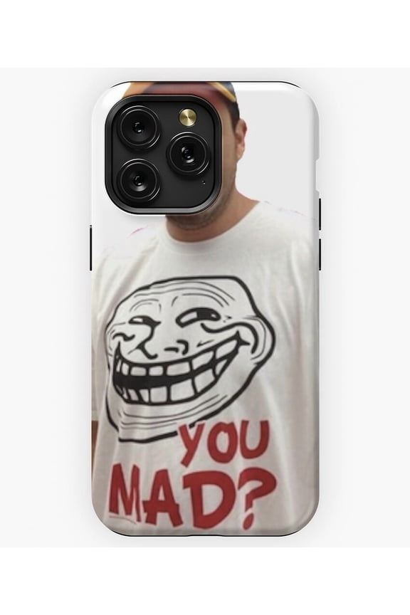 Adam Sandler Wearing a U Mad T-Shirt Funny Meme A4316 Phone Case for iPhone 11 to 17 Pro Max