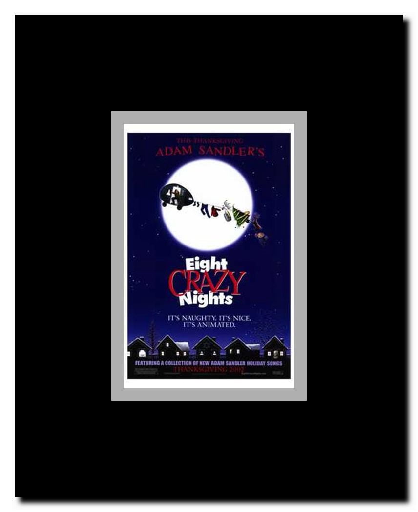 Adam Sandler's Eight Crazy Nights Framed Movie Poster