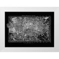 thumbnail image 1 of Adam Shaw Cartography 32x24 White Modern Wood Framed Museum Art Print Titled - London Map Circa 1860, 1 of 4