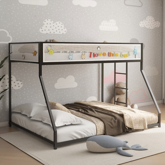 Adam Twin Full Bunk Bed - Durable Frame, Safety Design