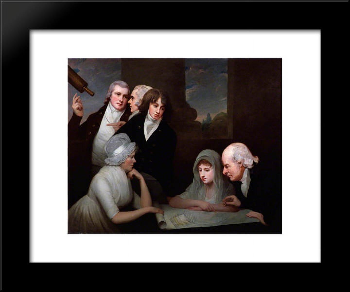 Adam Walker and his family 20x24 Framed Art Print by George Romney ...