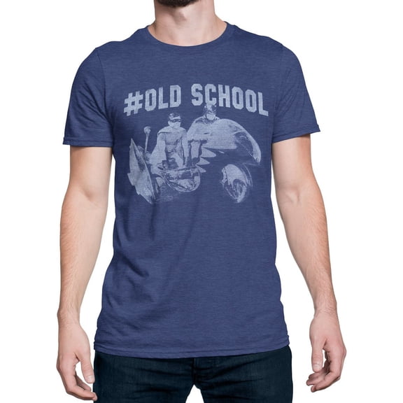 Adam West Batman 66 Old School Men's T-Shirt-Small