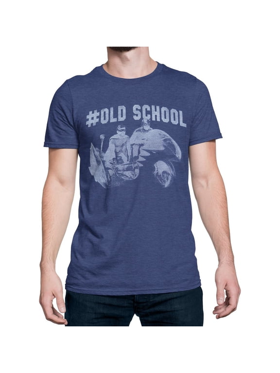 Adam West Batman 66 Old School Men's T-Shirt-Small