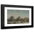 thumbnail image 1 of Adam Willaerts 14x11 Black Modern Framed Museum Art Print Titled - Naval Battle Near Gibraltar, 25 April 1607 (Victory Over the Spanish Near Gibraltar by a Fleet Commanded by Admiral Jacob V, 1 of 5