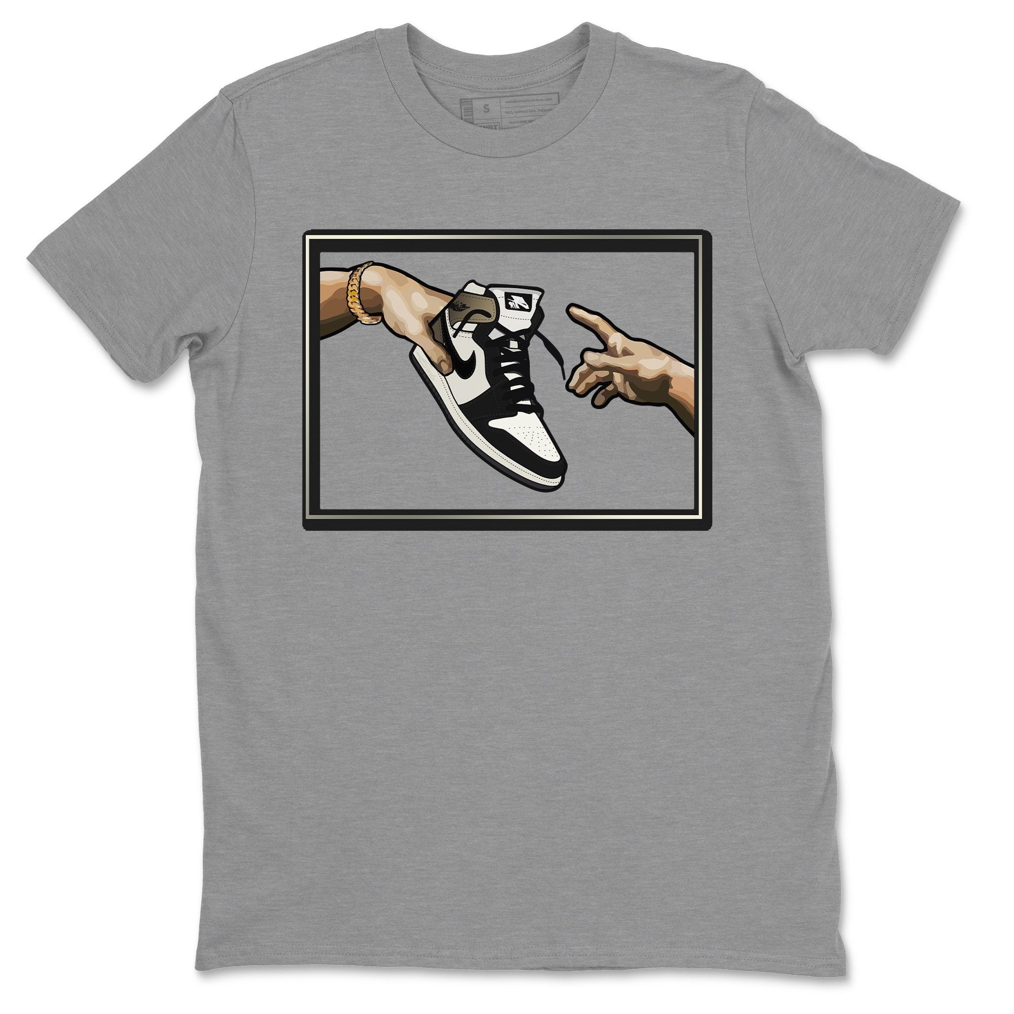 Adam's Creation T-Shirt Jordan Dark Mocha Sneaker Matching