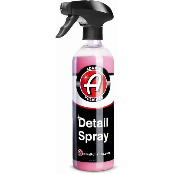 Adam's Detail Spray (16 fl. oz) - Quick Waterless Car Detailer | Polisher Clay Bar & Car Wax Booster | Adds Shine & Gloss Depth