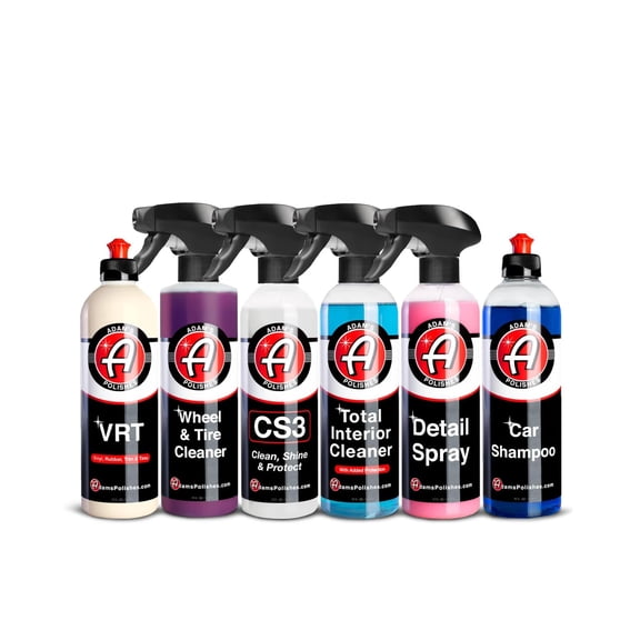 Adam's Essential Car Wash Kit (6-Item) - USA Made Auto Detailing Car Care Cleaning Kit for Car & Truck Lovers, Dads, Moms and DIYers - Our Top Products