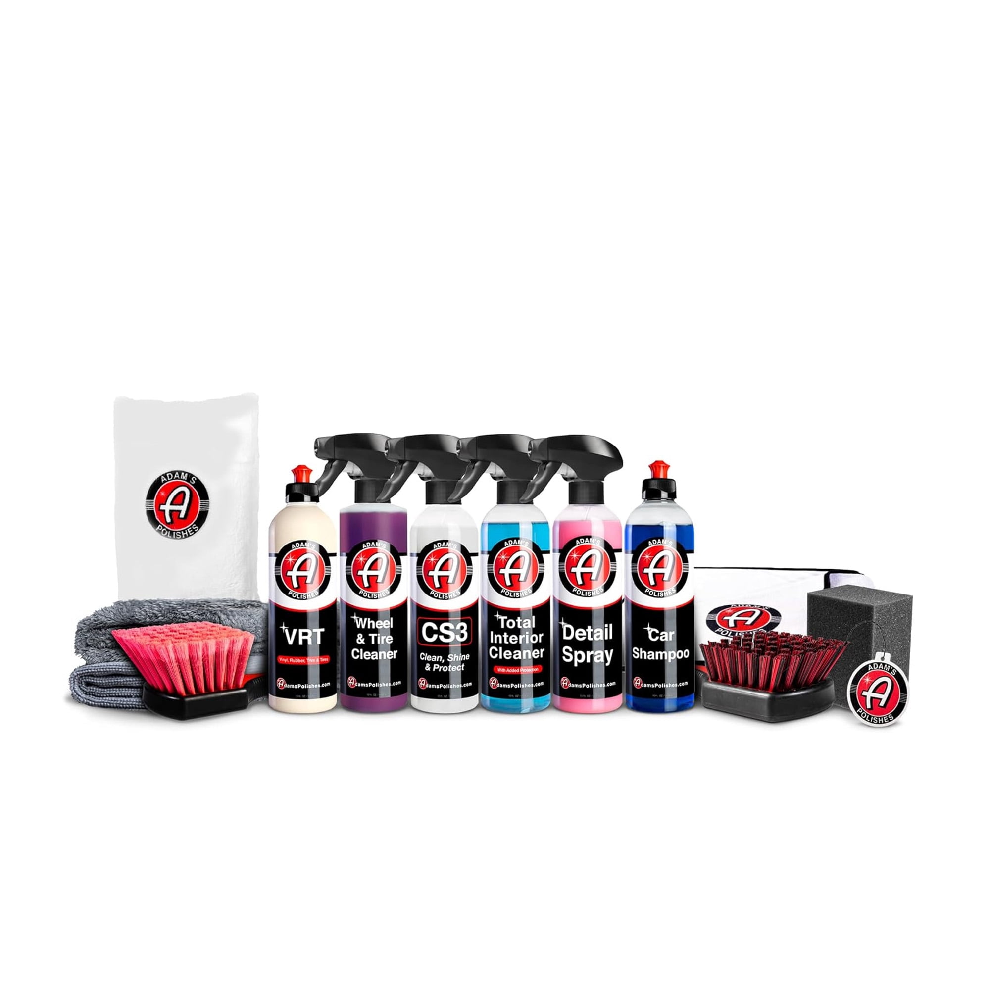 Adam's Polishes Essential Car Wash Kit (14-Item) - Auto Detailing Car Care Cleaning Kit Car & Truck Lovers, Dads, Moms and DIYers