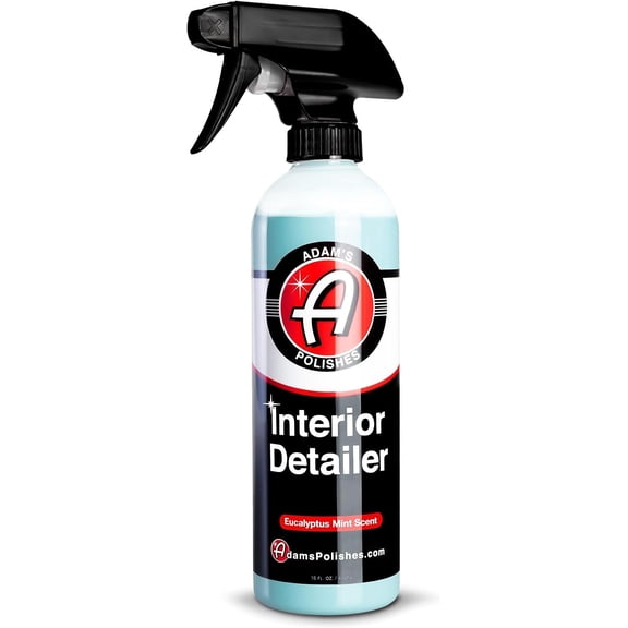 Adam's Polishes Interior Detailer (16oz) - Total Car Interior Cleaner, Protectant & Dressing | All Purpose Cleaner & Leather Conditioner | Vinyl, Dashboard, Screen, Seat Cleaner & More