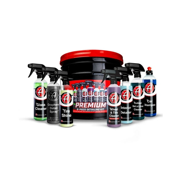 Adam's Polishes Premium Car Detailing Kit (9 Piece)