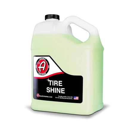 Adam's Polishes Tire Shine Gallon - Spray Tire Dressing W/ SiO2 for Non Greasy Car Detailing |Use W/Tire Applicator After Tire Cleaner & Wheel Cleaner,Gives A Ceramic Coating Wax