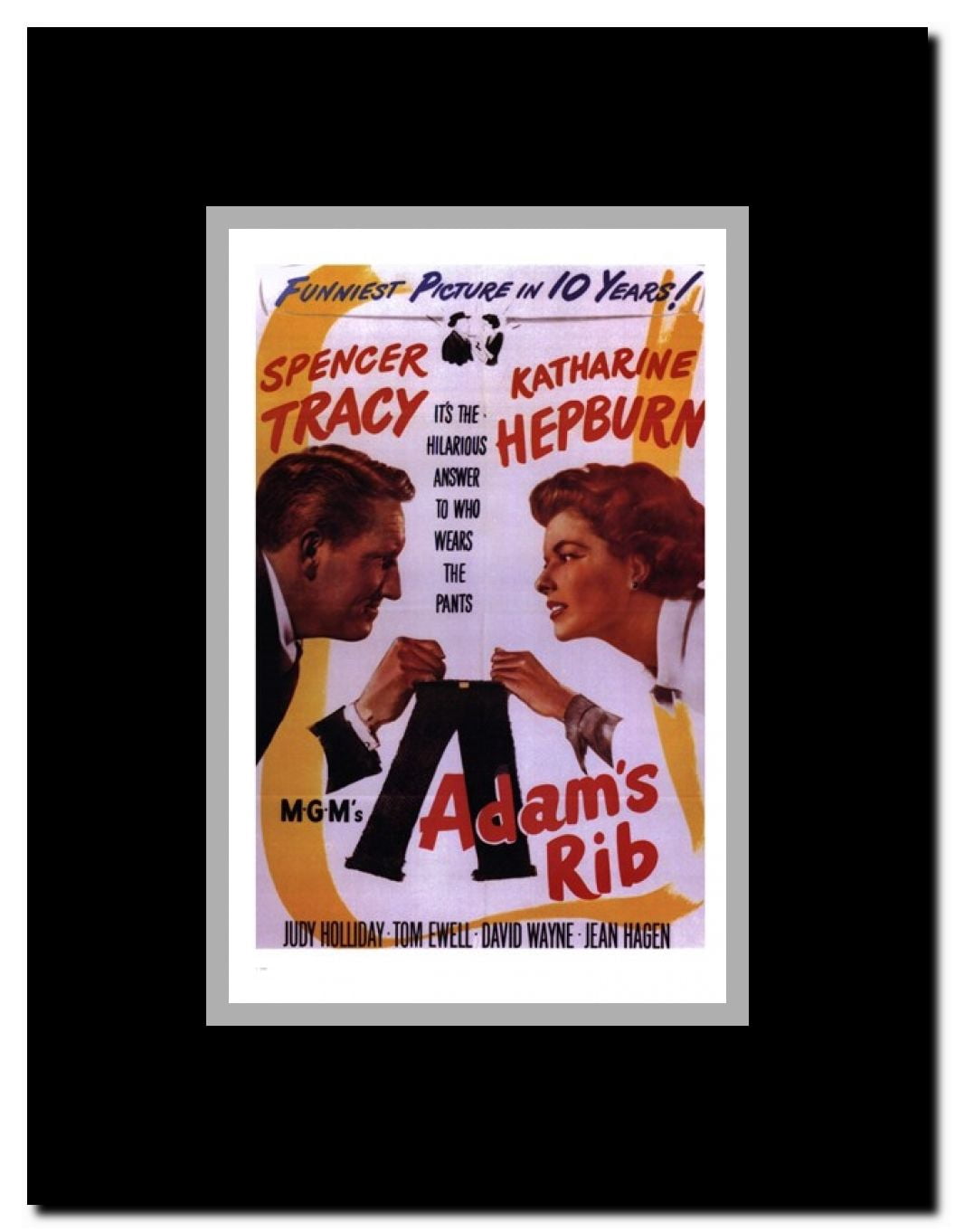 Adam's Rib Framed Movie Poster