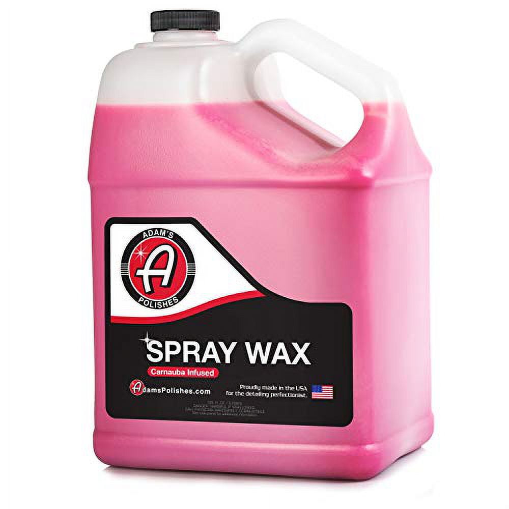 Adam's Spray Wax Gallon With Free 16oz