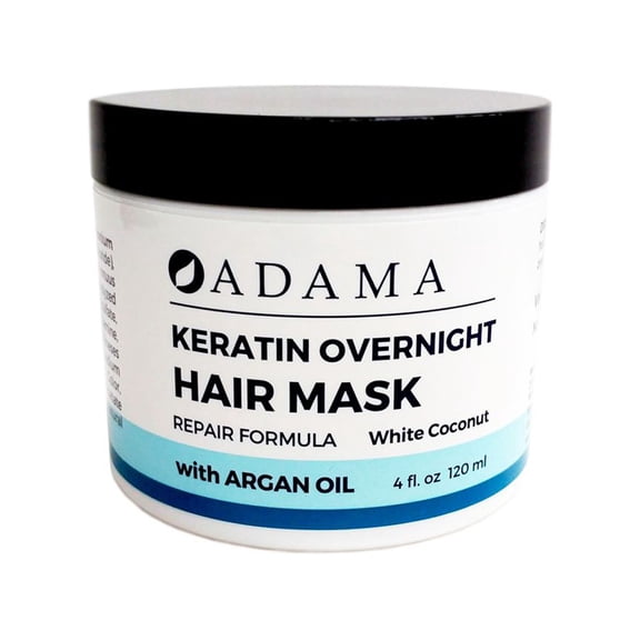 Adama Keratin Hair Mask with Argan Oil - White Coconut Scent