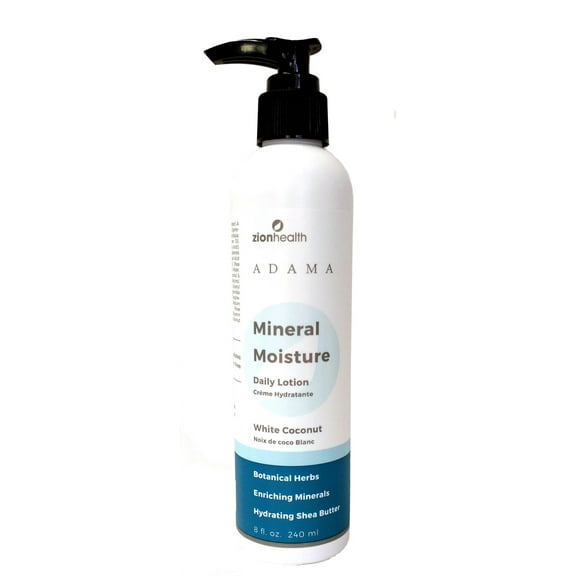 Adama Mineral Moisture Intense Daily Lotion - White Coconut 8 oz.