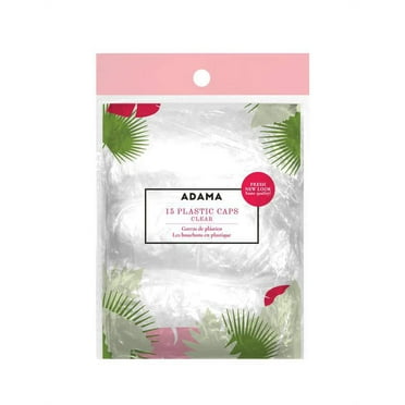 Adama Plastic Shower, Conditioning, Processing Caps, 15 Packs