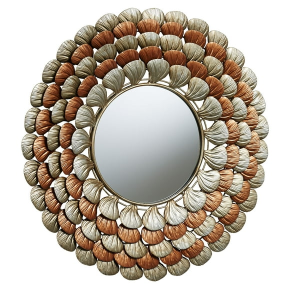 Adamaris Mirrored Wall Art Multi Metallic