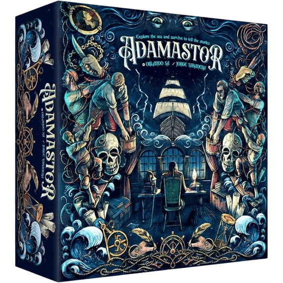 AdamastorSolo Strategy Card Game for Ages 14+, from Asmodee
