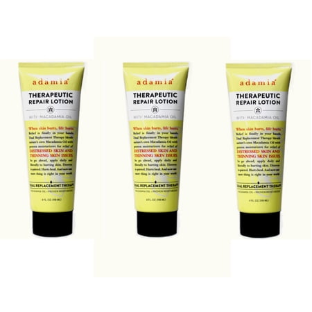 Adamia Therapeutic Repair Lotion, 4 Ounce - Pack of 3