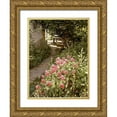 thumbnail image 1 of Adamov, Alexey 19x24 Gold Ornate Wood Framed with Double Matting Museum Art Print Titled - Grandmothers Courtyard, 1 of 4