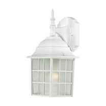 Adams - 1 Light - 14" Outdoor Wall W/ Frosted Glass