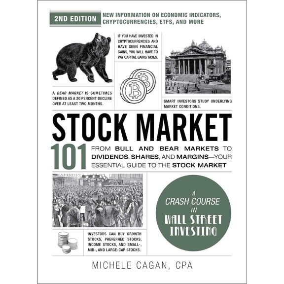 Adams 101 Series: Stock Market 101, 2nd Edition : From Bull and Bear Markets to Dividends, Shares, and Margins—Your Essential Guide to the Stock Market (Hardcover)