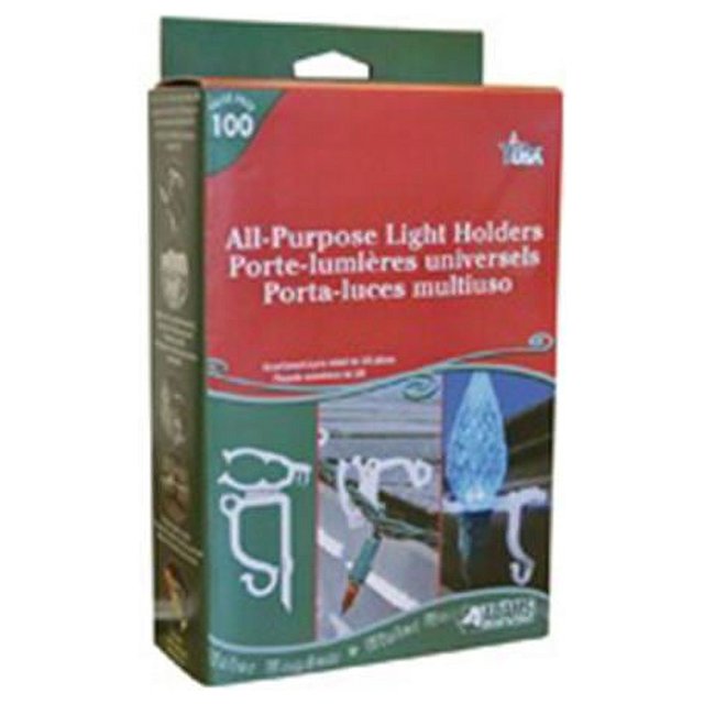 Adams 258448 Light Holder Clips, 100Ct. Quantity 1