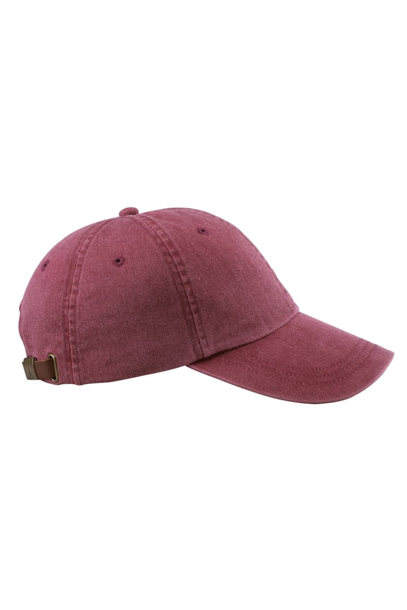 6-Panel Low Profile Cap, Burgundy, One-Size