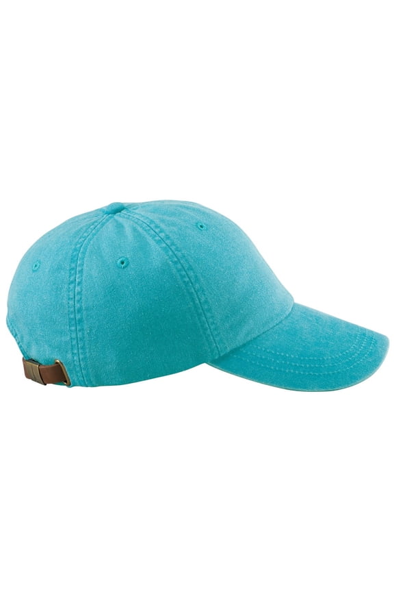 Adams 6-Panel Low Profile Cap, Carribean Blue, One-Size