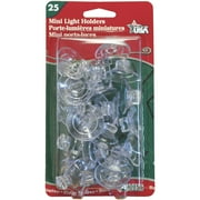 Adams 7501-00-1040 Clear Mini Suction Cup Hooks Light Holders