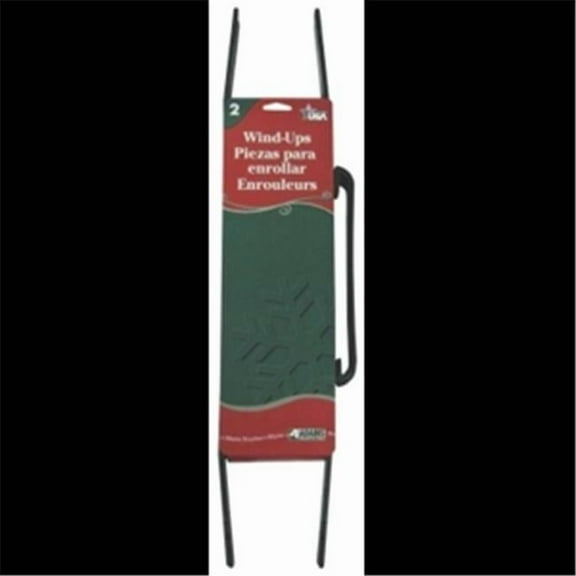 Adams Wind-Ups Light Cord Wind Up String Lights - 100 LED Green - 2 Pack