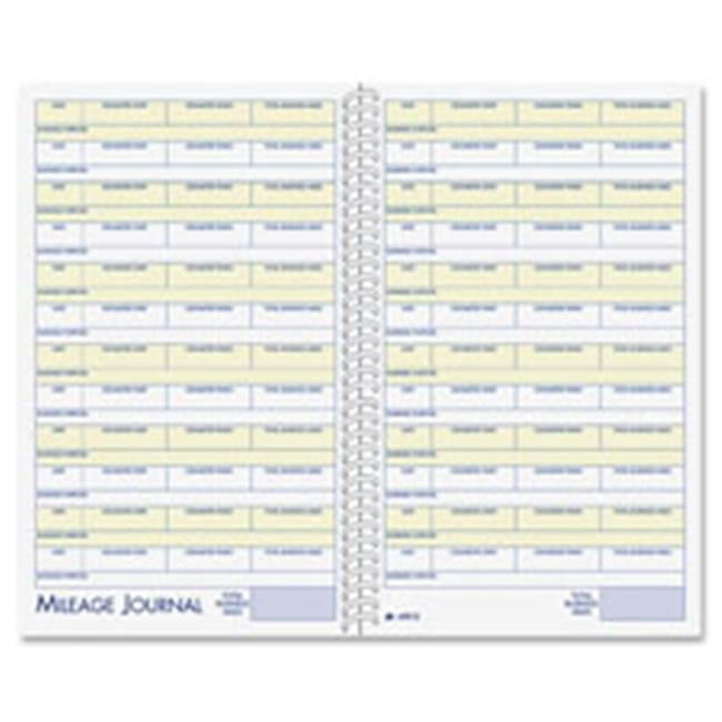 Adams ABF Vehicle Mileage-Expense Jrnl- with Pckts-5.25 in. x 8.5 in.-64 Pg-WE