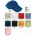 thumbnail image 1 of Adams ACEB101 Brushed Cotton Six-Panel Twill Cap - White, 1 of 2