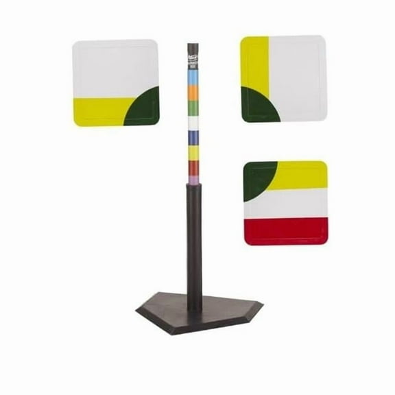 Adams ADM-690-HRT-BN-UBS Bolco Hit-N-Run Base Set with Rainbow Batting Tee