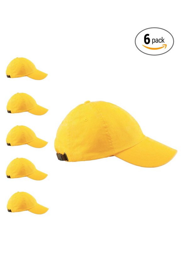 Ad969 Optimum Pigment Dyed-Cap, Pack Of 6