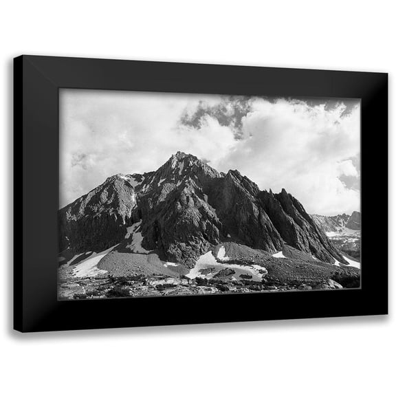 Adams, Ansel 14x11 Black Modern Framed Museum Art Print Titled - Center Peak, Center Basin, Kings River Canyon, proposed as a national park, California, 1936