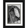 thumbnail image 1 of Adams, Ansel 17x24 Black Ornate Wood Framed with Double Matting Museum Art Print Titled - Rock formation-Light Sky Zion National Park-Utah, 1 of 4